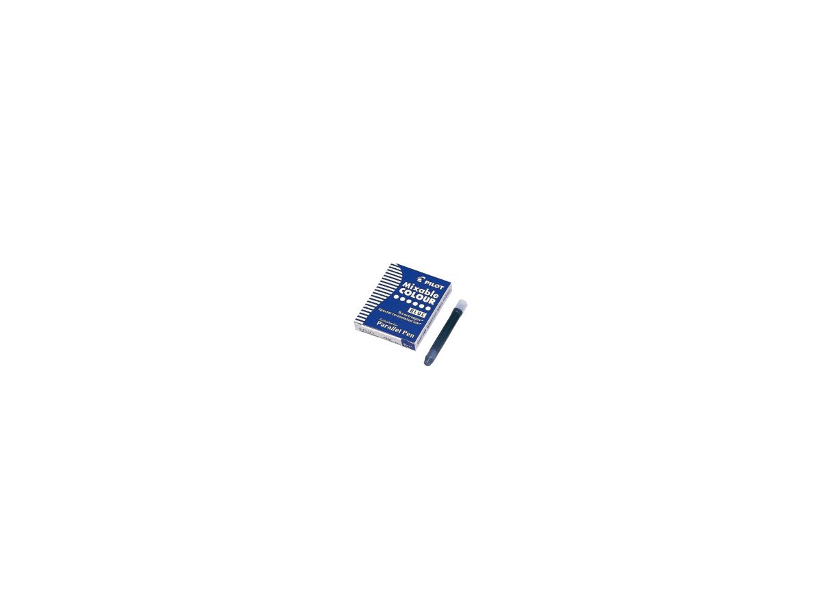 PILOT Tintenpatronen für Füllhalter Parallel Pen, blau (EAN: 4902505192265)