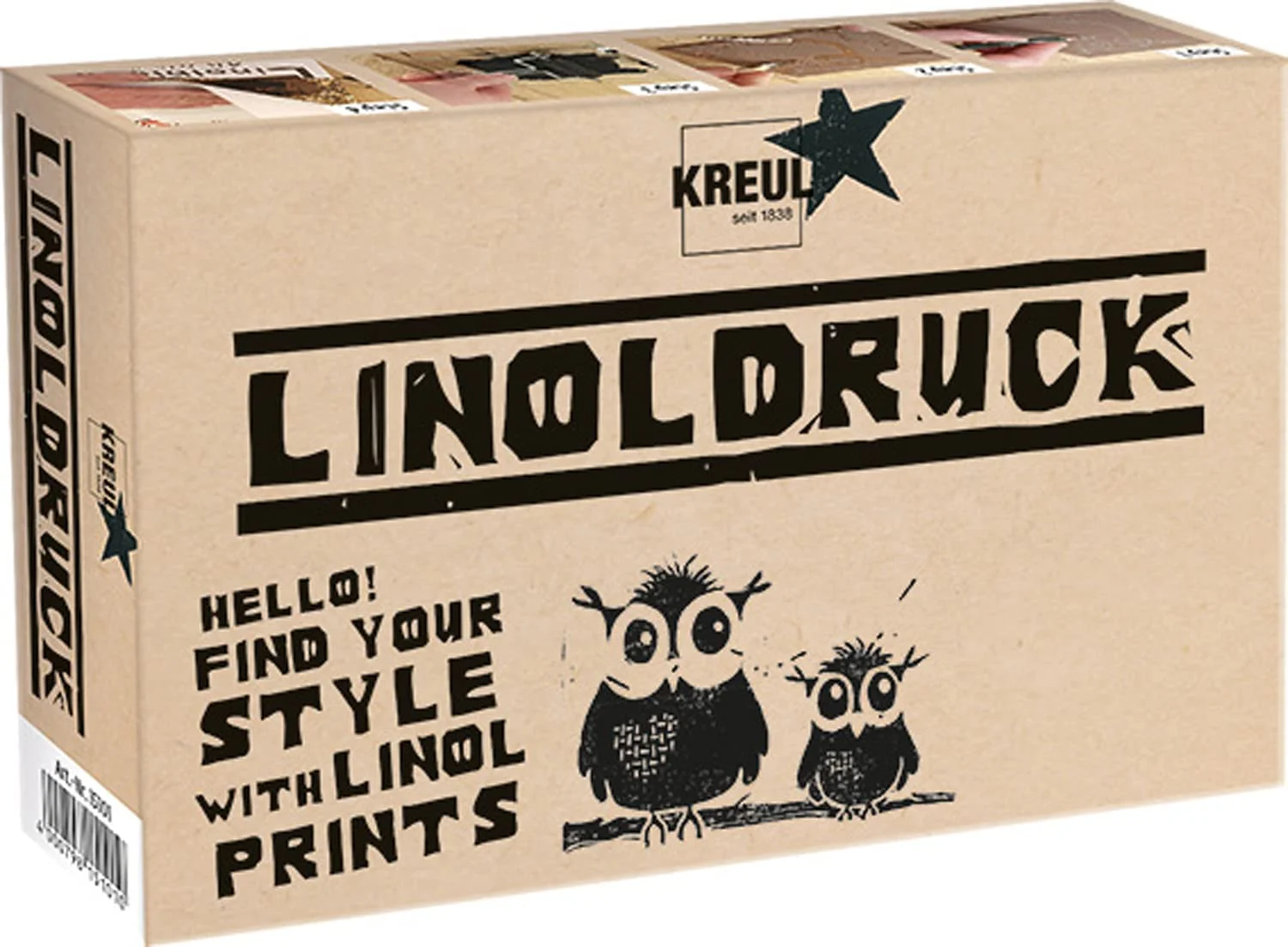 KREUL Linoldruck-Set, schwarz (EAN: 4000798151010)