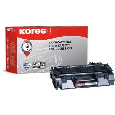 Kores Toner G1217RB ersetzt hp CE505A/Canon 719H, schwarz (EAN: 4045257121708)