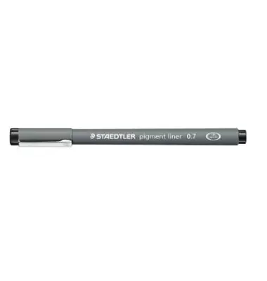 STAEDTLER Pigmentliner, schwarz, Strichstärke: 0,7 mm (EAN: 4007817326701)