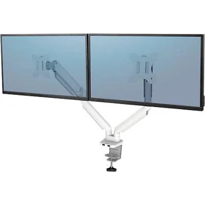 Fellowes Doppel-Monitorarm Platinum Series, weiß (EAN: 0043859764204)