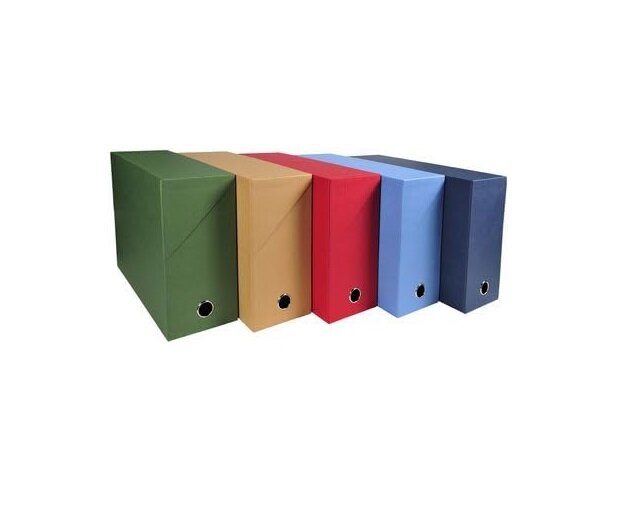 EXACOMPTA Archivbox, DIN A4, Karton, 120 mm, farbig sortiert (EAN: 3130630894209)