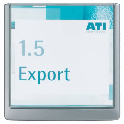 DURABLE Türschild CLICK SIGN, (B)149 x (H)148,5 mm, graphit (EAN: 4005546404684)