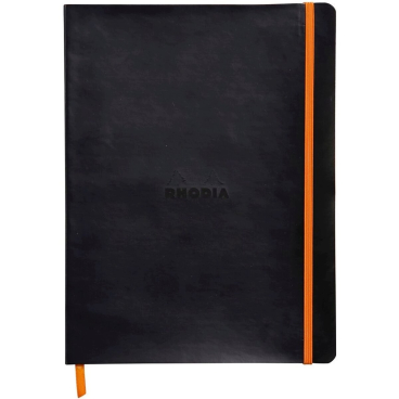 RHODIA Notizbuch RHODIARAMA, DIN B5, liniert, schwarz (EAN: 3037921175026)