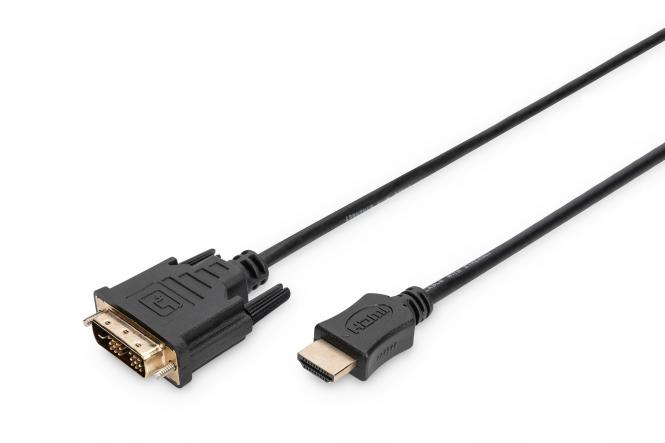 DIGITUS HDMI - DVI-D 18+1 Monitorkabel, 2,0 m (EAN: 4016032295914)