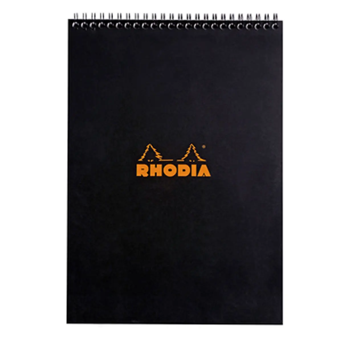 RHODIA Spiralnotizblock Notepad, DIN A4, kariert, schwarz (EAN: 3037920199207)