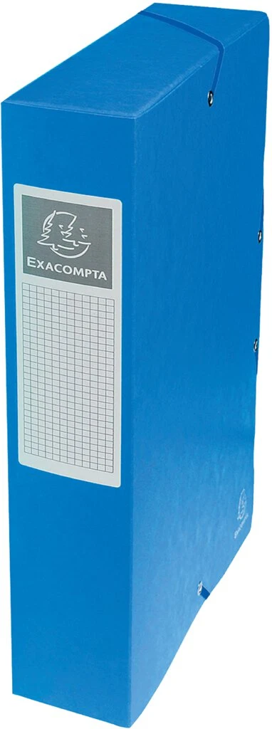 EXACOMPTA Sammelbox, Karton, Rückenbreite 60 mm, blau (EAN: 3130630506027)
