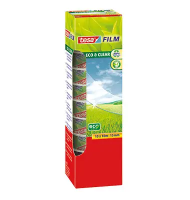 tesa Film Eco & Clear, transparent, 15 mm x 10 m (EAN: 4042448164957)