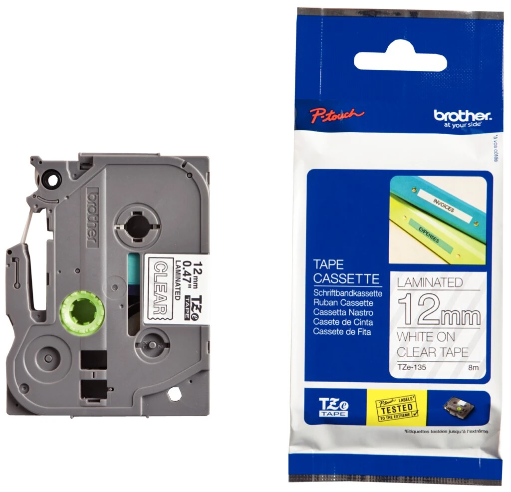 brother TZe-Tape TZe-135 Schriftbandkassette,Bandbreite:12mm (EAN: 4977766684903)