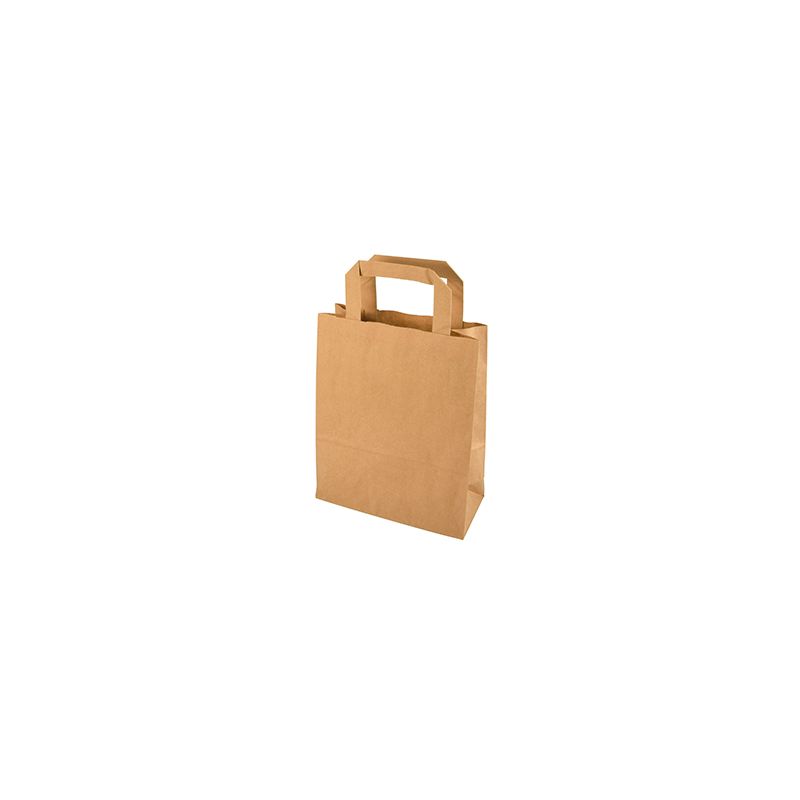 PAPSTAR Papier-Tragetasche, 180 x 100 x 220 mm, braun (EAN: 4002911864432)