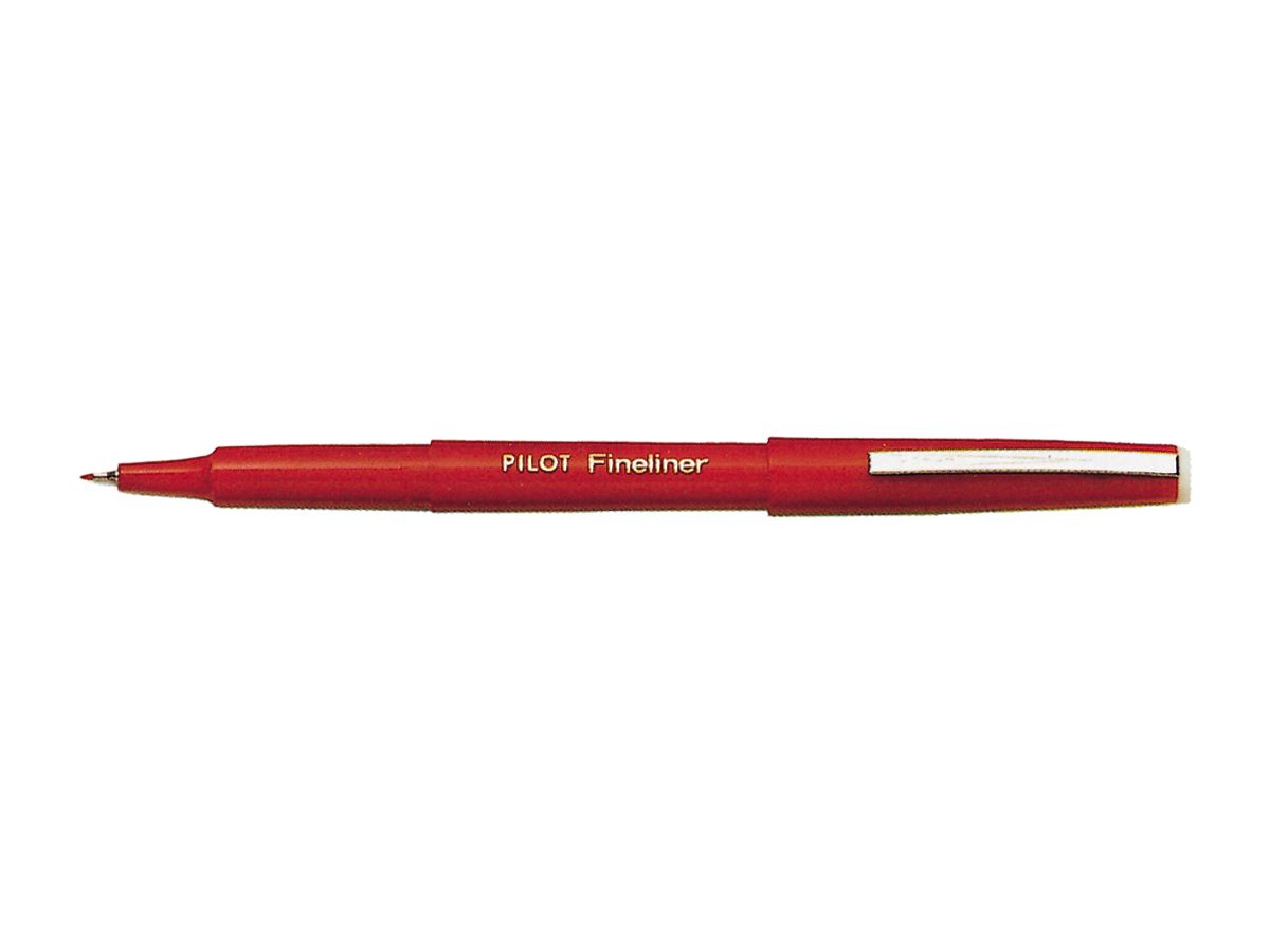 PILOT Fineliner SW PPF, extrafein, rot (EAN: 4902505085956)