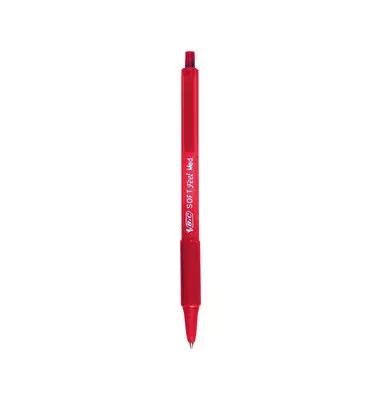 BIC Druckkugelschreiber Soft Feel Clic Grip, rot (EAN: 0070330166318)