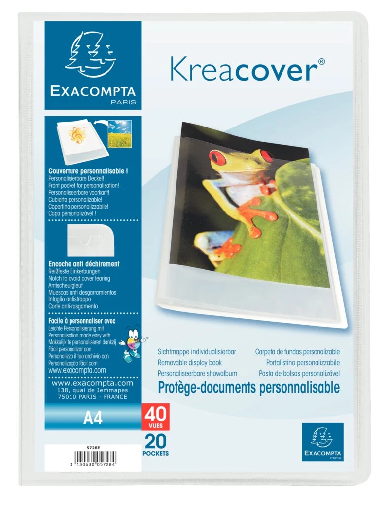 EXACOMPTA Sichtbuch, DIN A4, PP, kristall (EAN: 3130630057284)