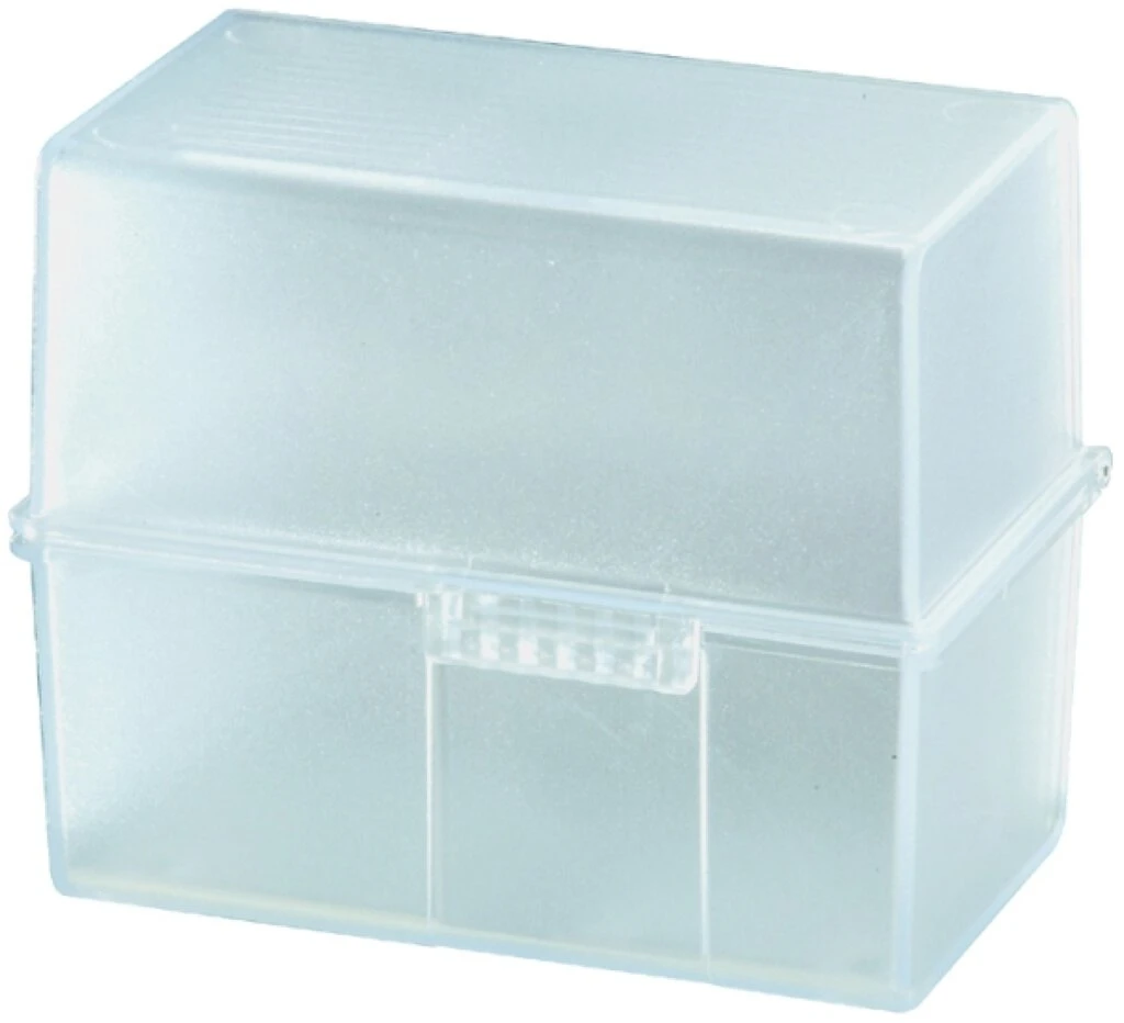 HAN Karteikasten, Polystyrol, A6 quer, weiß-transluzent (EAN: 4012473976108)