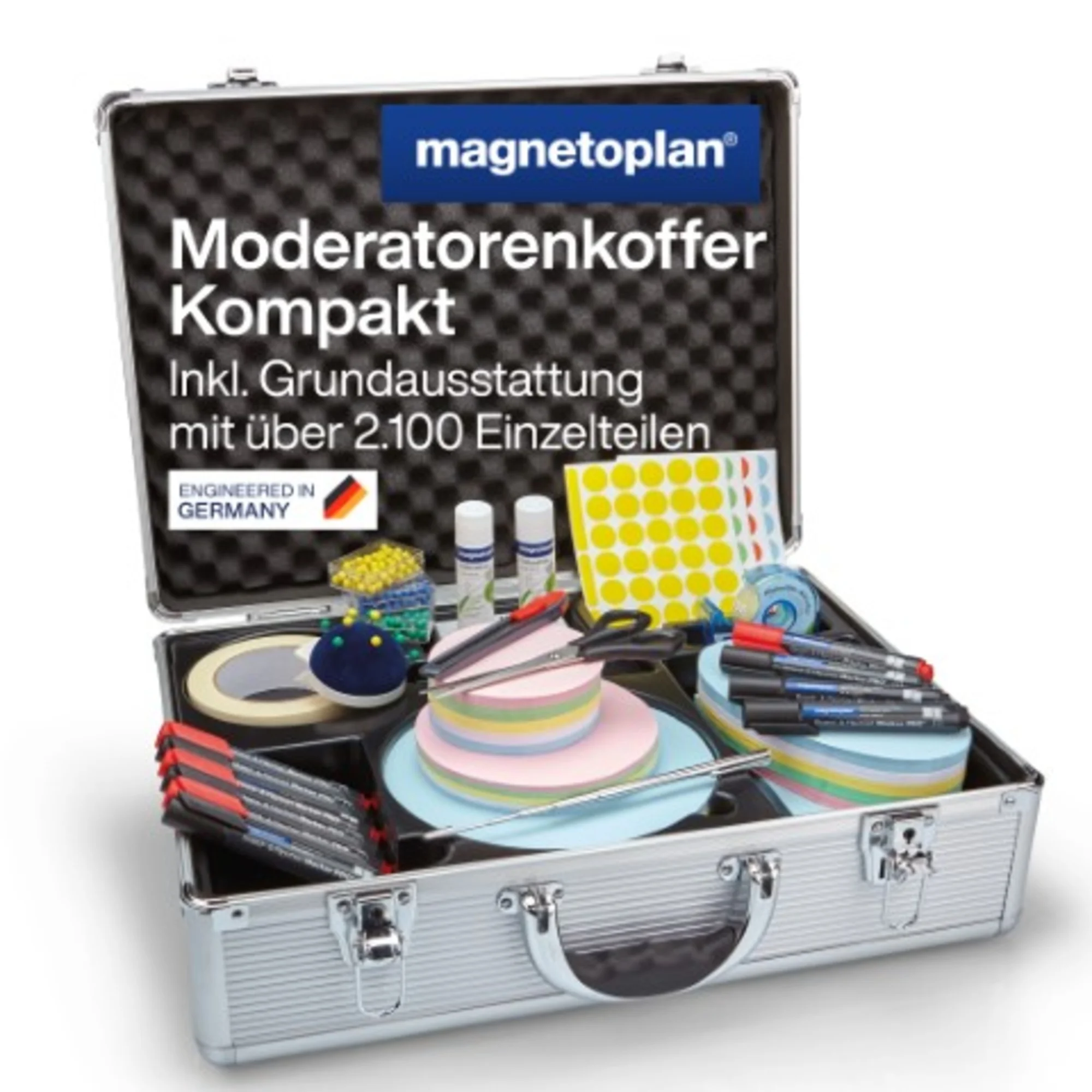 magnetoplan Moderationskoffer "Kompakt", gefüllt (EAN: 4013695025827)