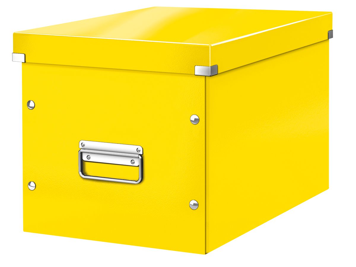 LEITZ Ablagebox Click & Store WOW Cube L, gelb (EAN: 4002432122455)