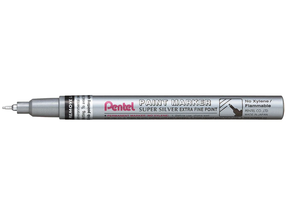Pentel Lackmarker PAINT MARKER MFP10, silber (EAN: 0884851016898)