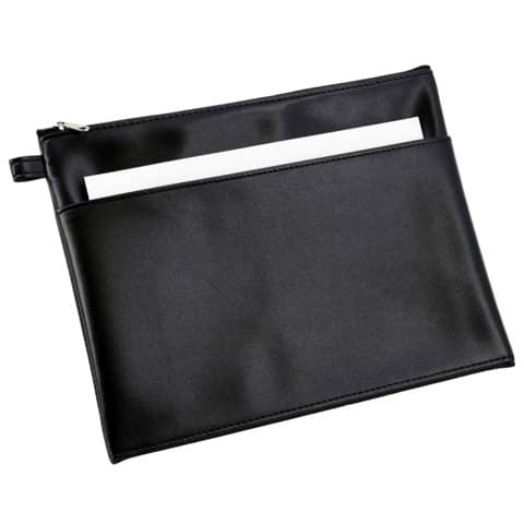 Alassio Banktasche/Utensilientasche mit Vortasche, schwarz (EAN: 4021068422302)