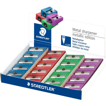 STAEDTLER Spitzer Metallic, aus Metall, 20er Thekendisplay (EAN: 4007817022931)