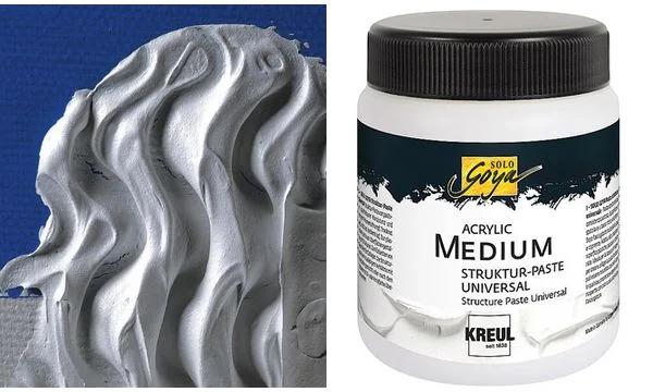 KREUL Strukturpaste SOLO Goya Universal, 250 ml, weiß (EAN: 4000798859053)