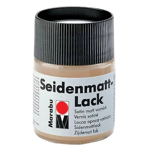 Marabu Seidenmattlack Aqua, seidenmatt, 50 ml, im Glas, farblos (EAN: 4007751006097)