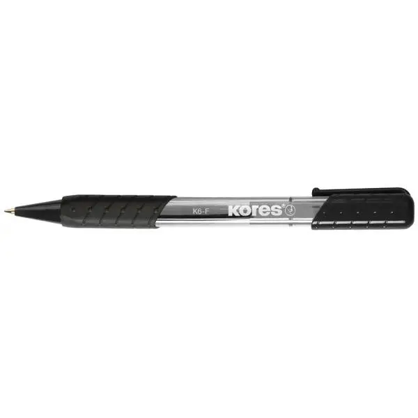 Kores Druckkugelschreiber K-PEN K6, schwarz, M (EAN: 9023800376213)