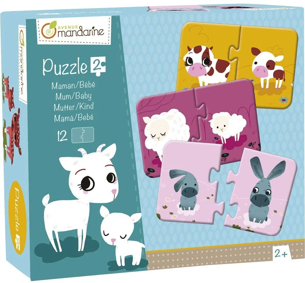 My Mandarine 2-Teile-Puzzle "Mutter & Kind" (EAN: 3609510505028)