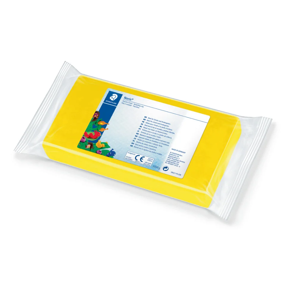 STAEDTLER Plastilin-Knete Noris, gelb (EAN: 4006608842116)