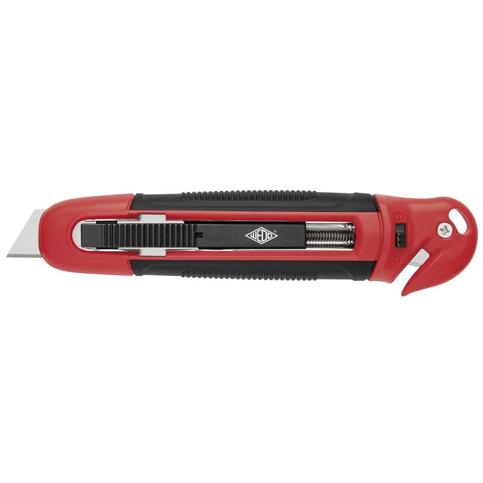 WEDO Safety-Cutter Standard, Trapez-Klinge, schwarz/rot (EAN: 4003801863795)