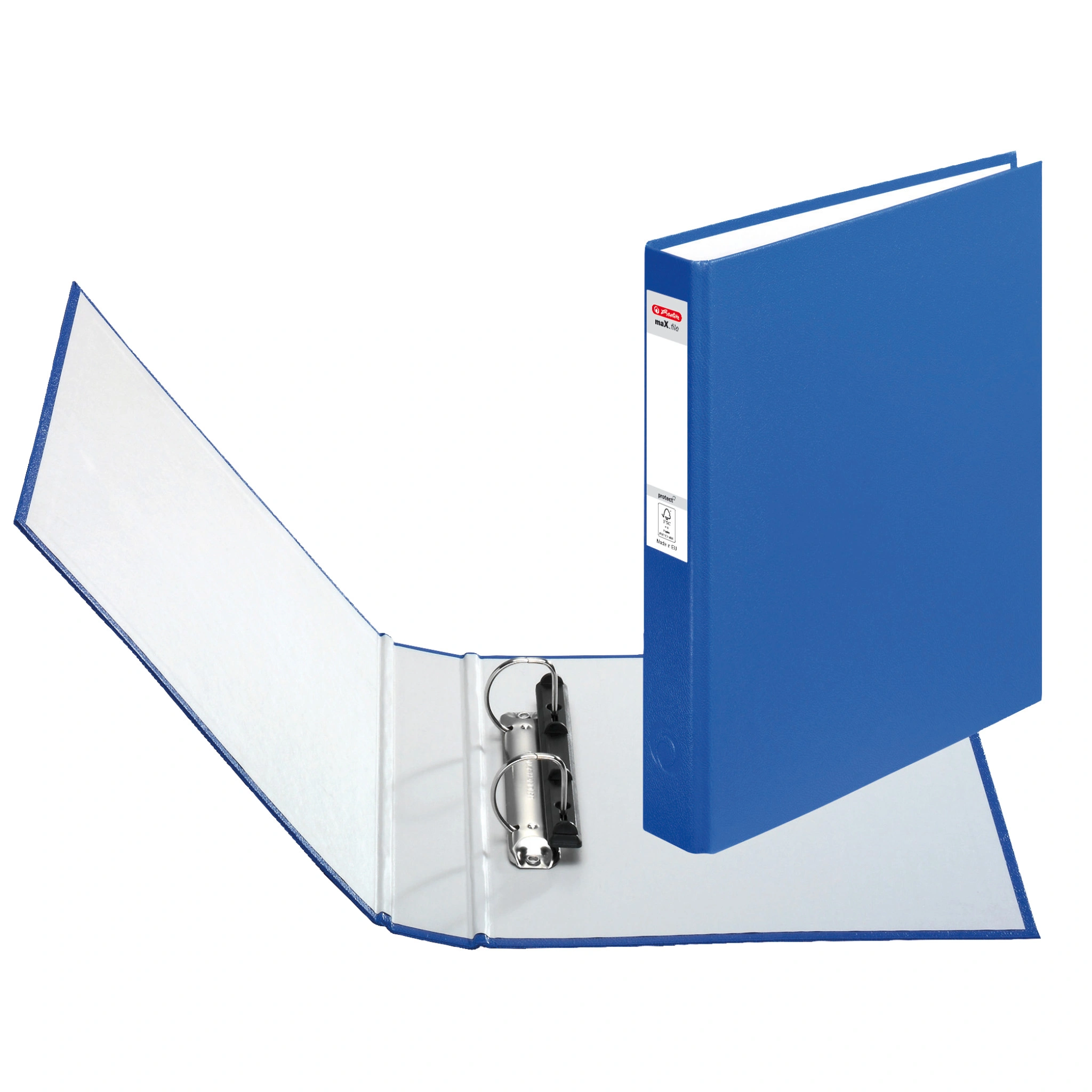 herlitz Ringbuch maX.file protect, A5, 2-Ring-Mechanik, blau (EAN: 4008115365041)