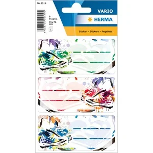HERMA Buchetiketten VARIO "Chucks", 76 x 35 mm (EAN: 4008705055192)
