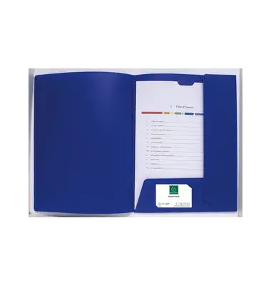 EXACOMPTA Präsentationsmappe Kreacover, PP, A4, blau (EAN: 3130630435020)