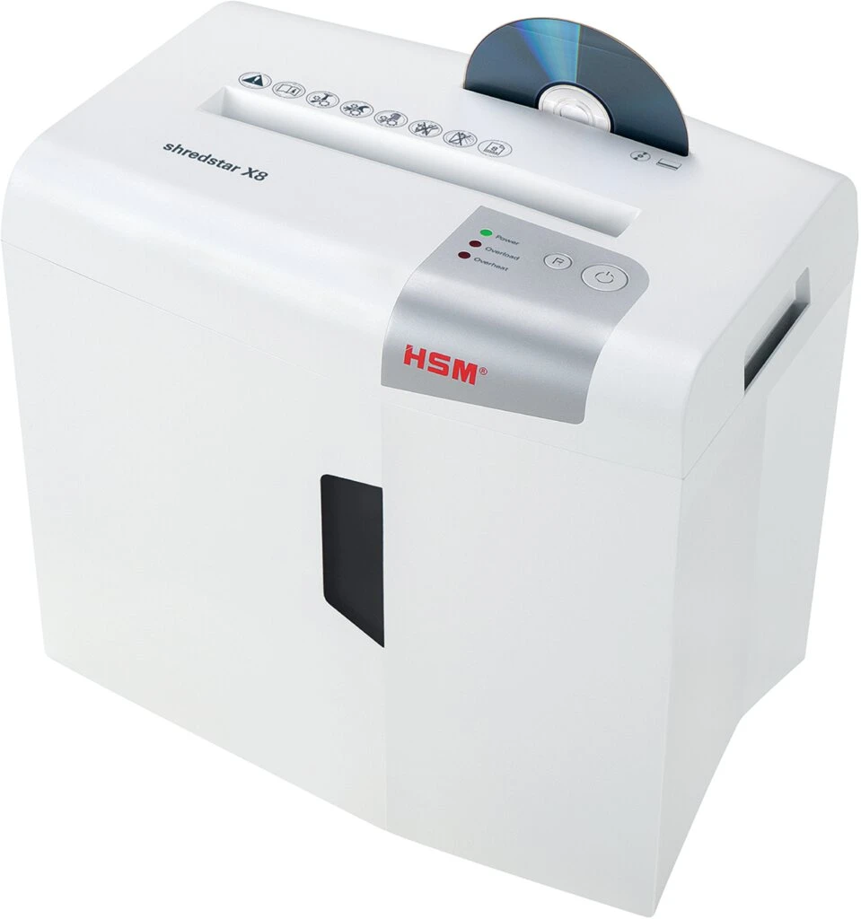 HSM Aktenvernichter shredstar X8, Partikelschnitt: 4,5x30 mm (EAN: 4026631057738)