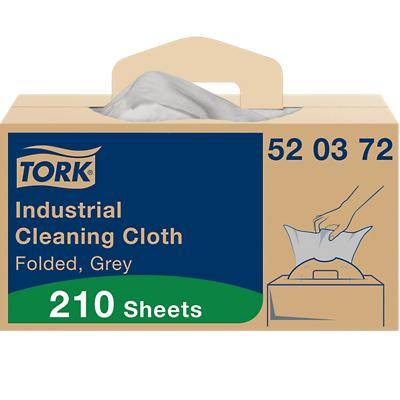 TORK Industrie-Reinigungstücher, 415 x 355 mm, grau (EAN: 7322541184012)