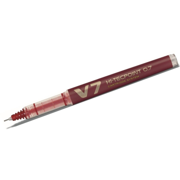 PILOT Tintenroller V7 Hi-Tecpoint, nachfüllbar, rot (EAN: 4902505442872)