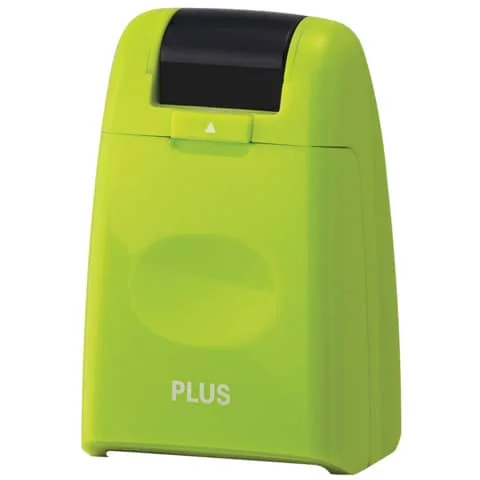 PLUS JAPAN Datenschutz-Rollstempel Standard, grün (EAN: 4977564525064)