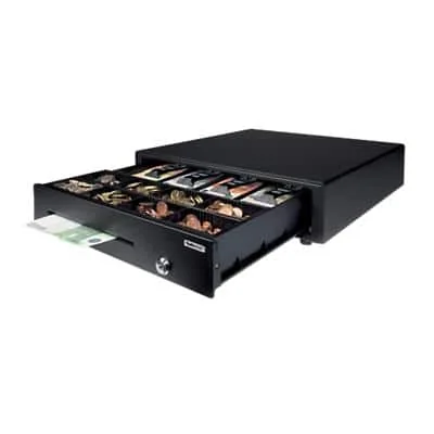 Safescan Kassenlade "LD-4141 Light Duty", schwarz, 12 Volt (EAN: 8717496333155)