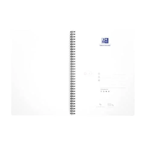 Oxford Office Spiralbuch, DIN A4, liniert, 90 Blatt, farbig sortiert (EAN: 3020120024073)