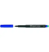 FABER-CASTELL Permanent-Marker MULTIMARK F, blau (EAN: 4005401513513)