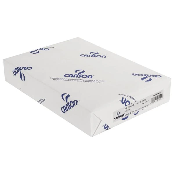 CANSON Zeichenpapier 1557 "Dessin JA", 120 g/qm, DIN A4, reinweiß (EAN: 3148950042491)