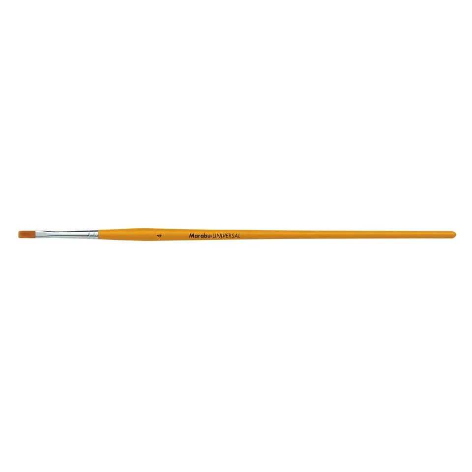 Marabu Synthetikhaarpinsel Universal, flach, Gr. 4 (EAN: 4007751346025)