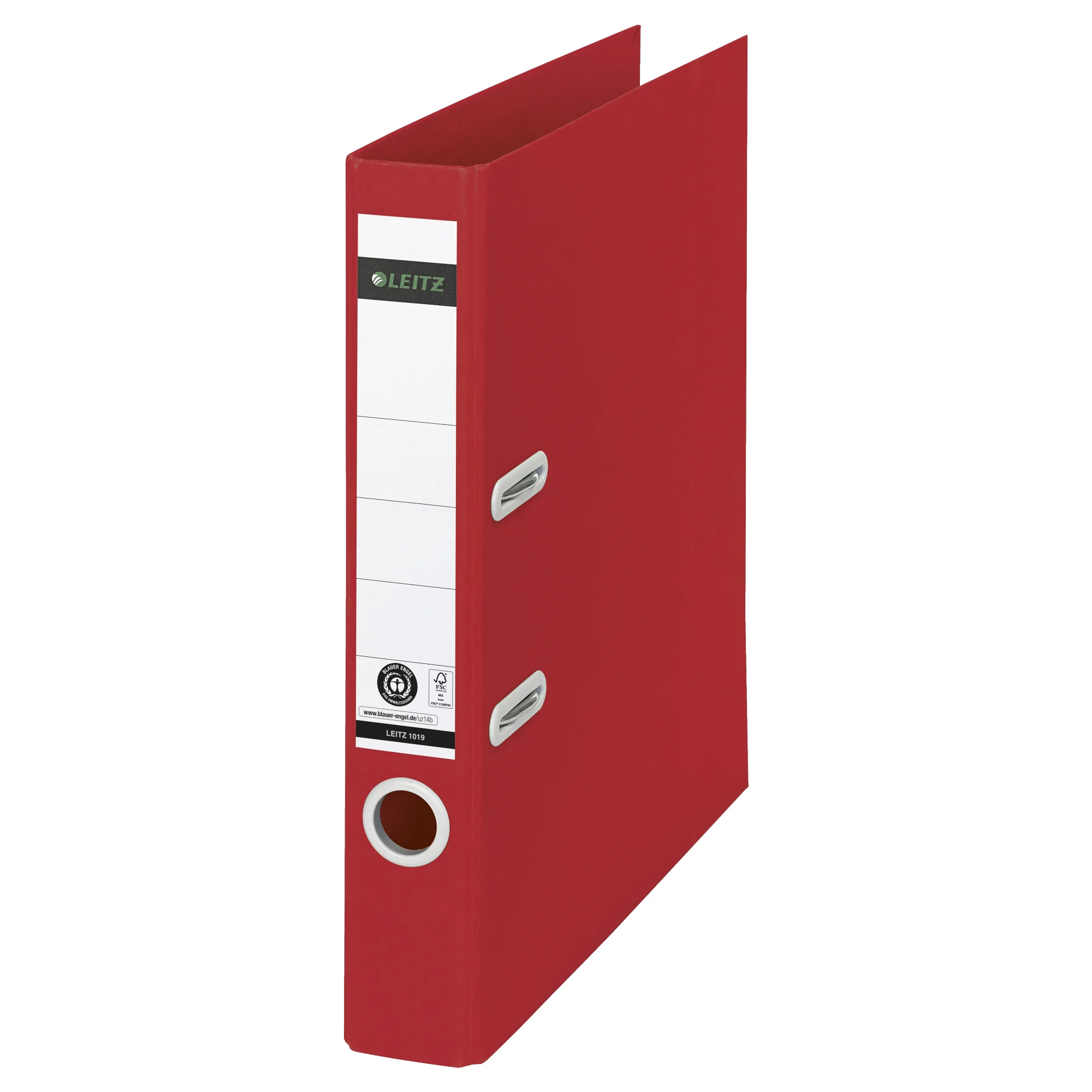 LEITZ Ordner Recycle, 180 Grad, 50 mm, rot (EAN: 4002432132287)