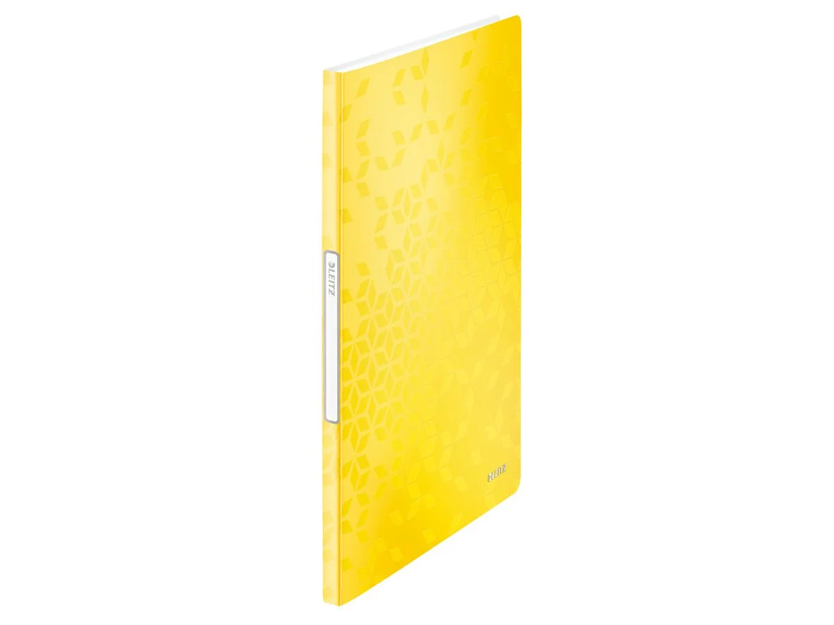 LEITZ Sichtbuch WOW, A4, PP, mit 20 Hüllen, gelb (EAN: 4002432121175)