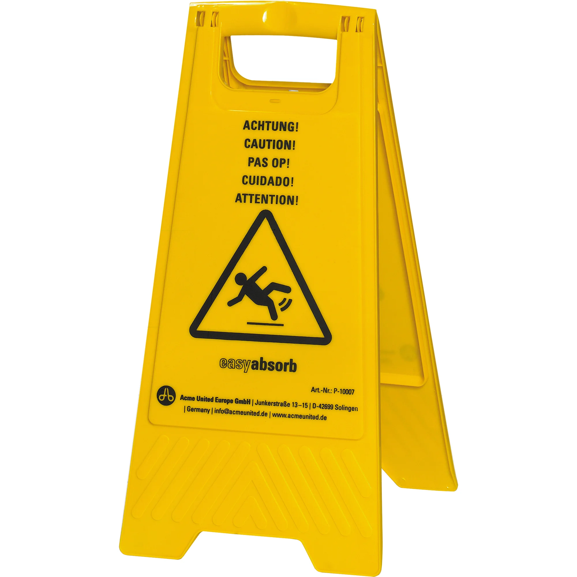 easyabsorb Warnschild "Achtung Rutschgefahr", gelb (EAN: 4027521515802)