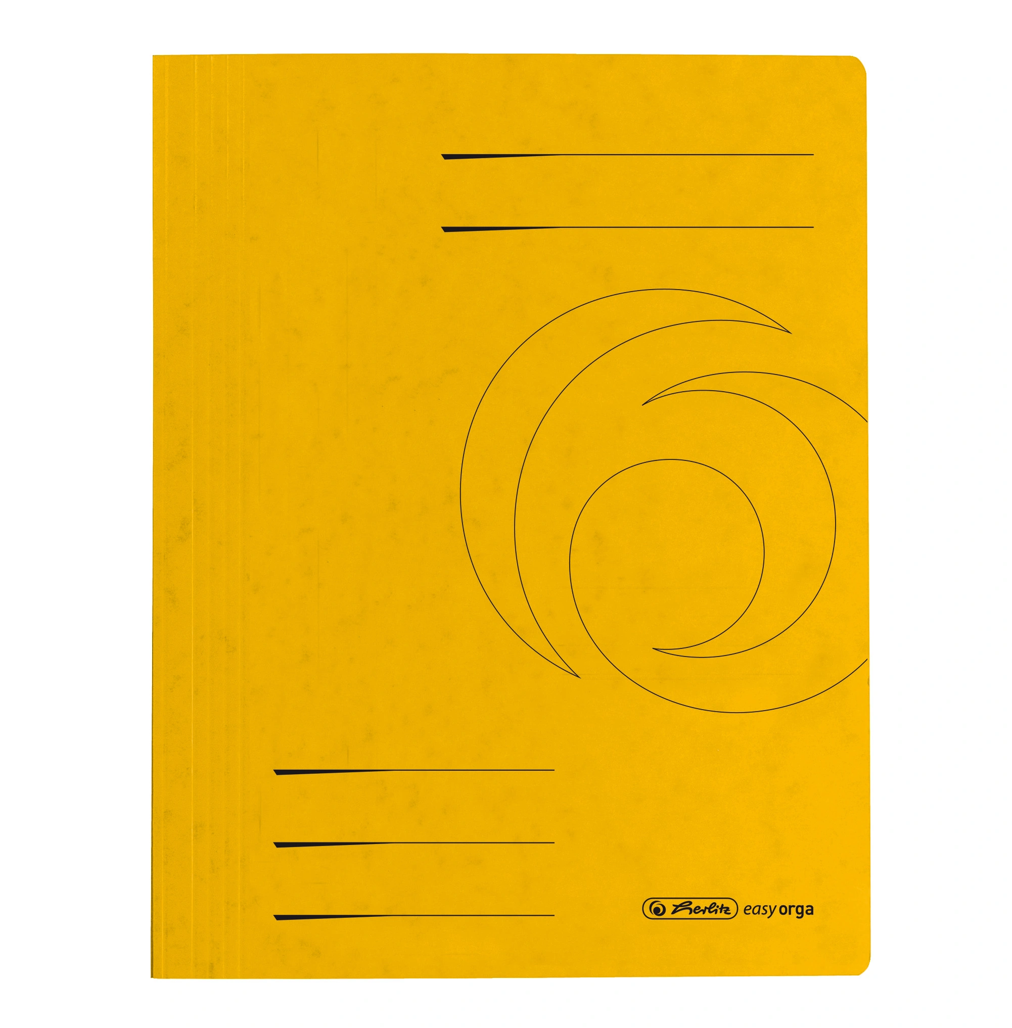 herlitz Schnellhefter easyorga, A4, Karton, gelb (EAN: 4008110399119)