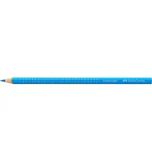 FABER-CASTELL Dreikant-Buntstift Colour GRIP, neonblau (EAN: 4005401124276)