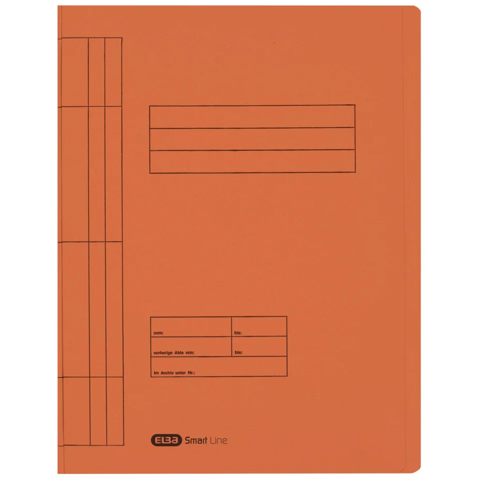 ELBA Schnellhefter DIN A4 aus Manilakarton (RC), orange (EAN: 4002030201095)