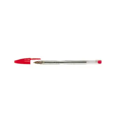 BIC Kugelschreiber Cristal Original, Strichfarbe: rot (EAN: 3086123001077)