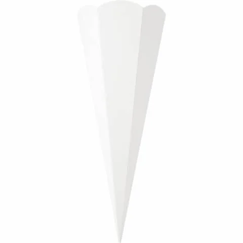 folia Schultüten-Zuschnitt, 6-eckig, 680 mm, weiß (EAN: 4001868128178)