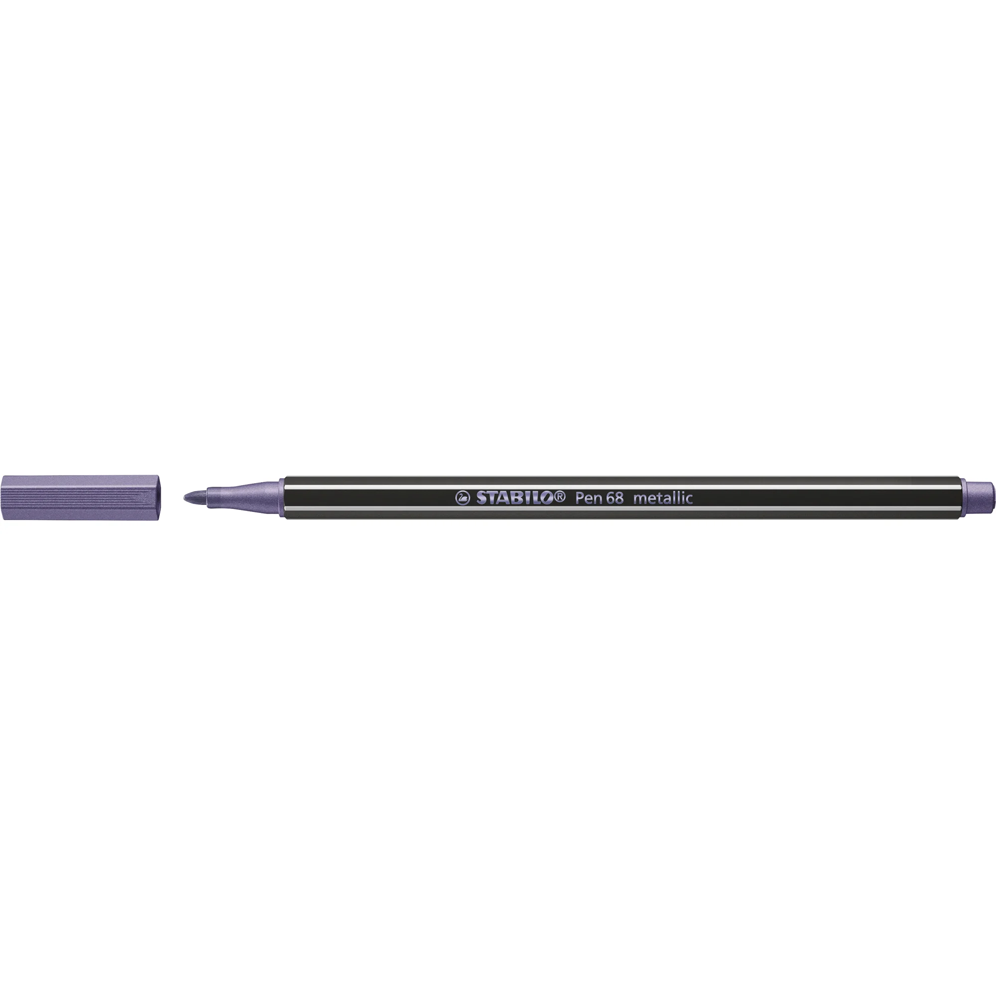 STABILO Fasermaler Pen 68 metallic, violett (EAN: 4006381546256)